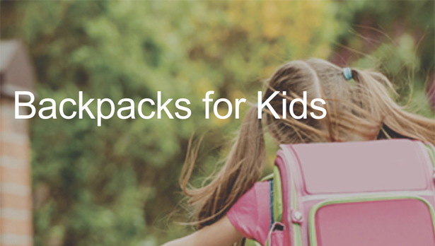 Backpack for Kids Is Back